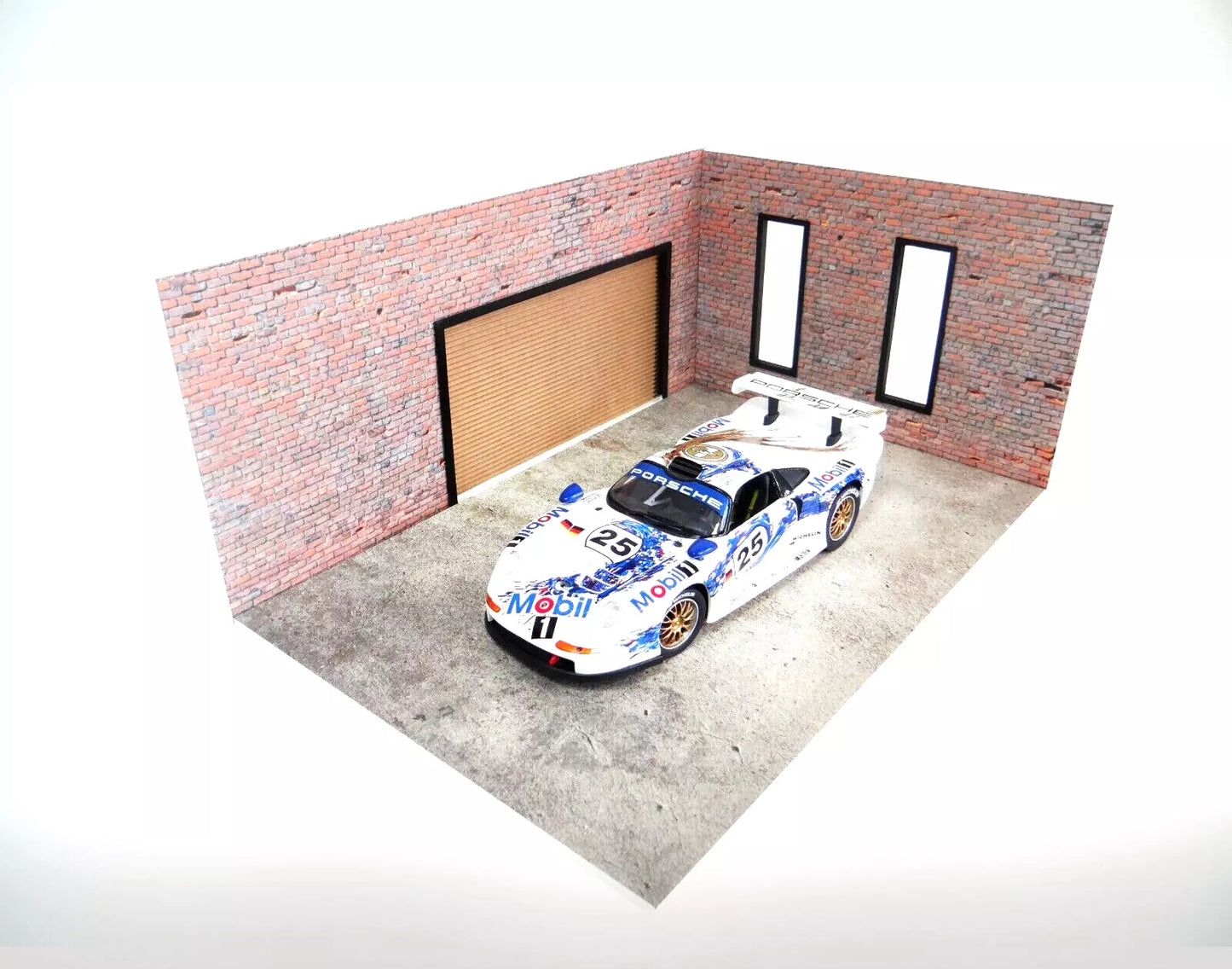 Реалистичен фон за фотография на умалени автомобили