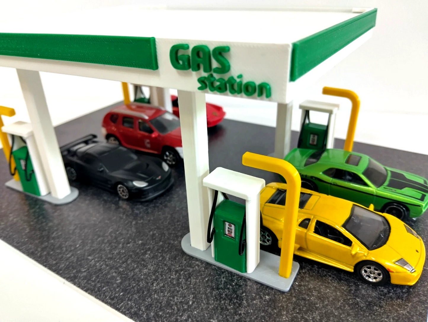 Диорама - Бензиностанция - Gas Station - Мащаб 1:60