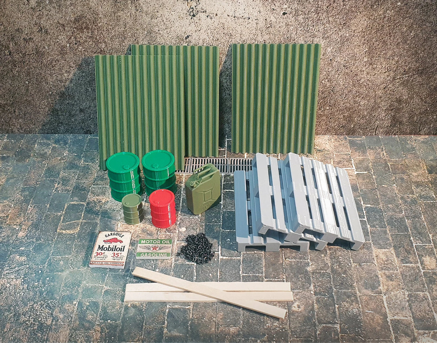 Моделни индустриални аксесоари за диорама