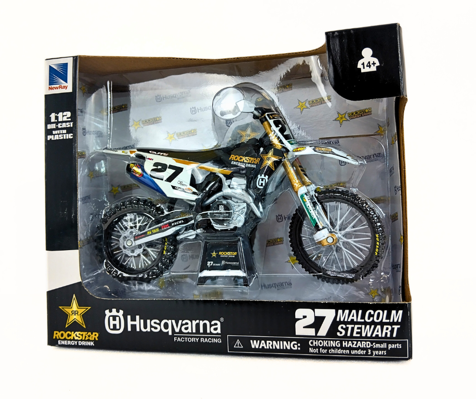 Мотоциклет NEWRAY Rockstar Energy Husqvarna FRT FC450 – 1:12 мащаб