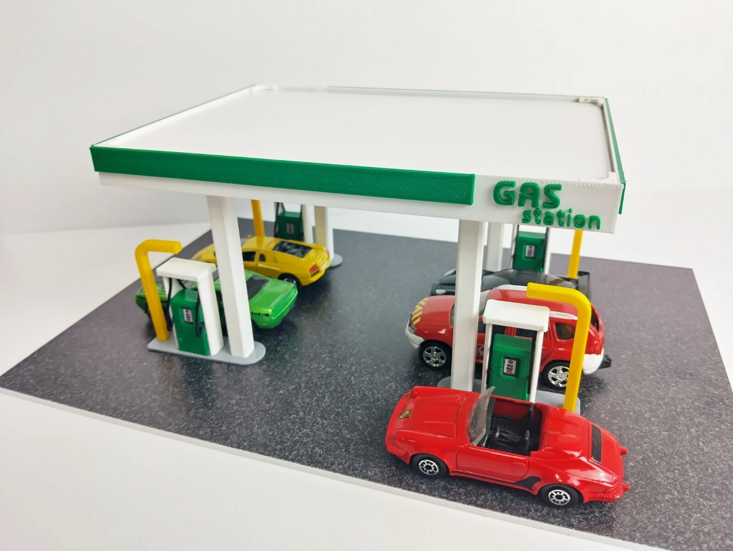 Диорама - Бензиностанция - Gas Station - Мащаб 1:60