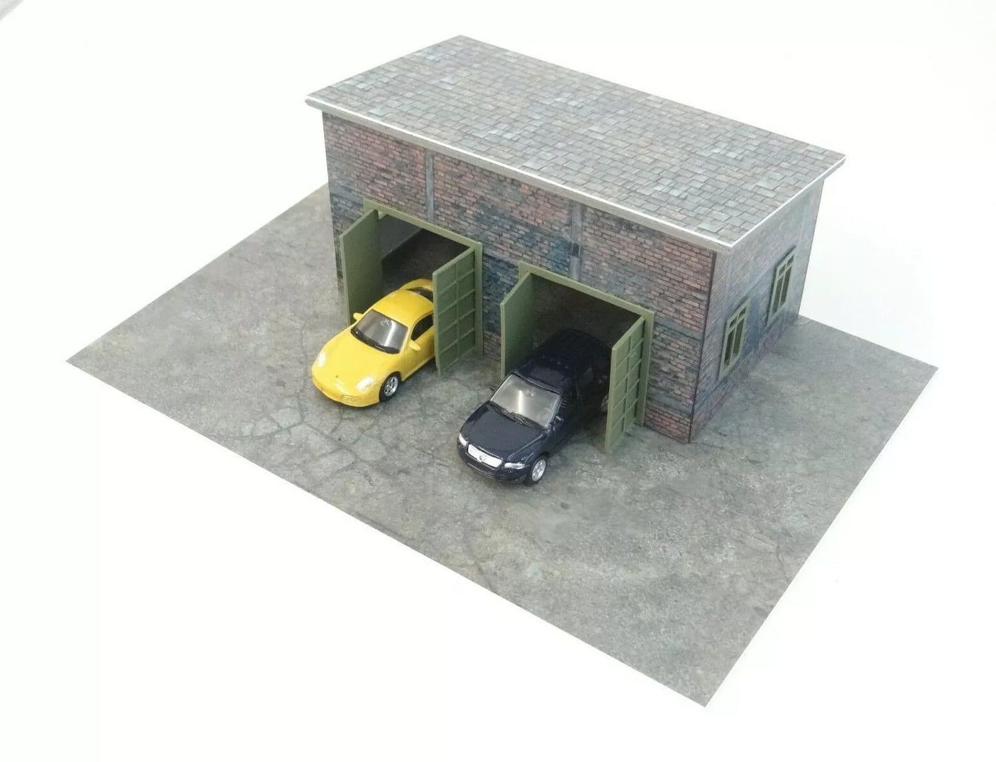 Комплект за сглобяване на гараж за две коли в мащаб 1:60