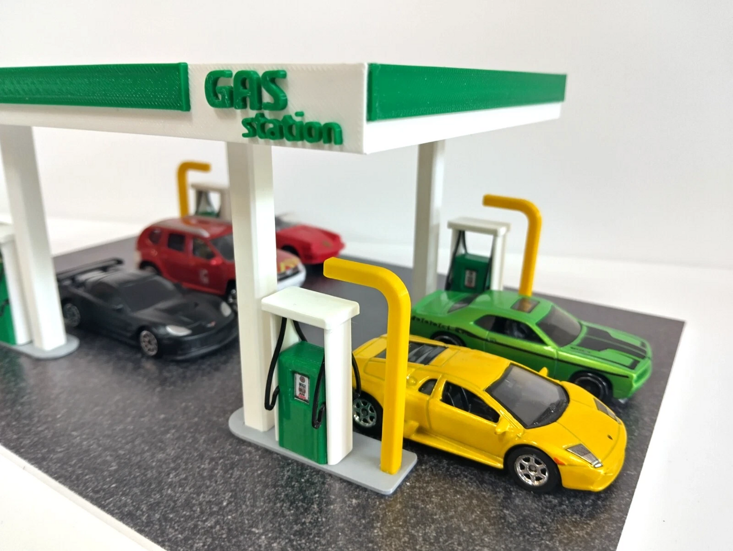 Диорама - Бензиностанция - Gas Station - Мащаб 1:60