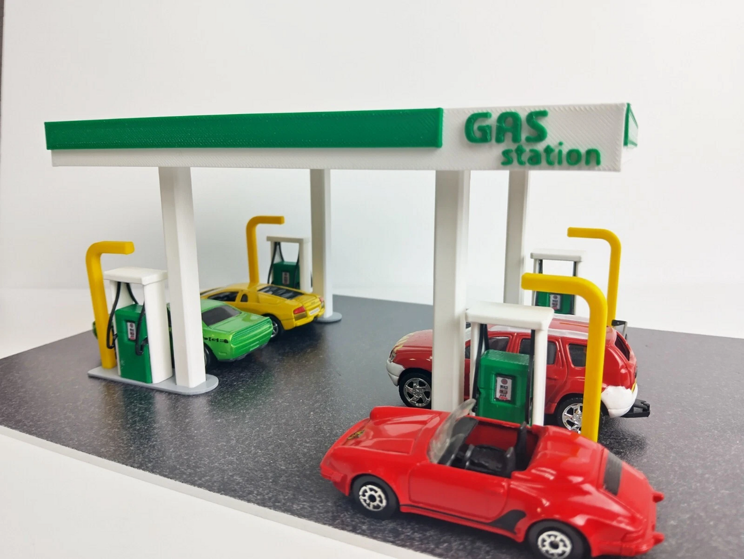 Диорама - Бензиностанция - Gas Station - Мащаб 1:60