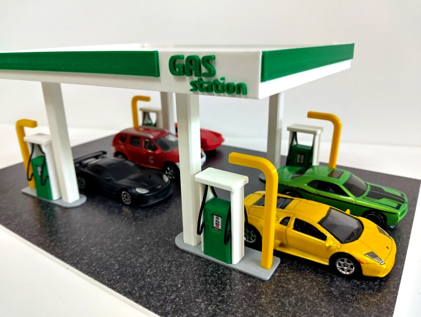 Диорама - Бензиностанция - Gas Station - Мащаб 1:60