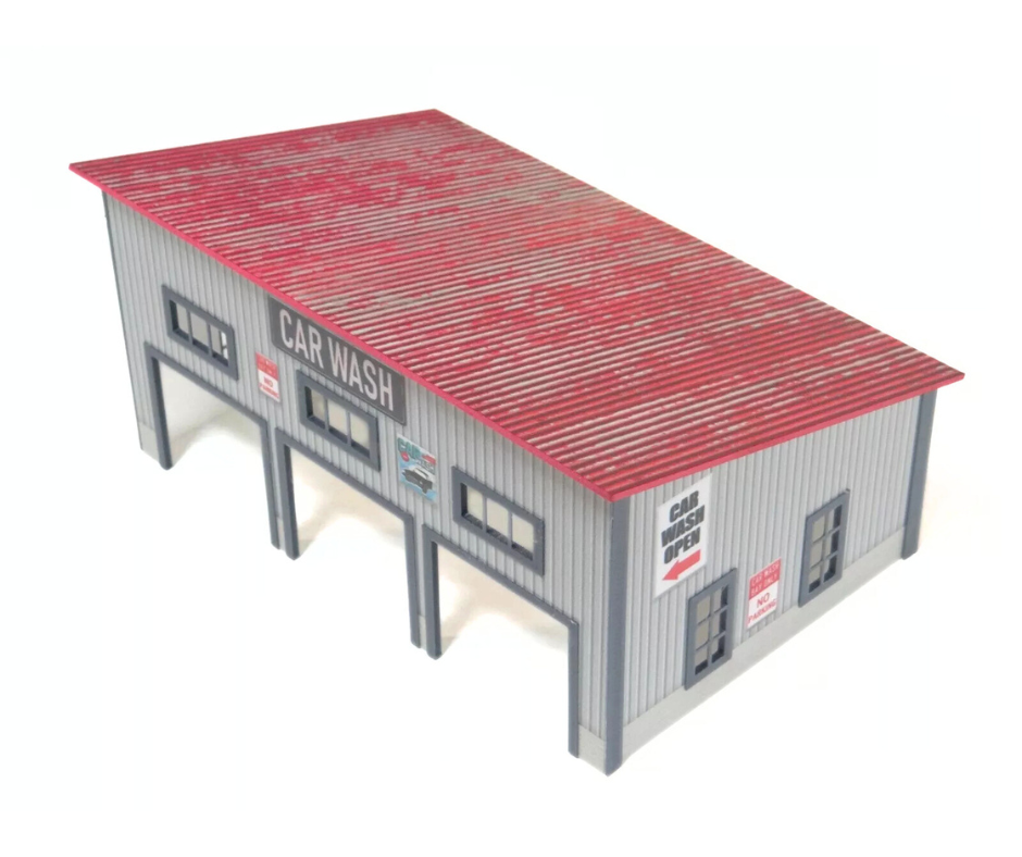 Диорама "Автомивка"за умалени модели – мащаб 1:60–1:64