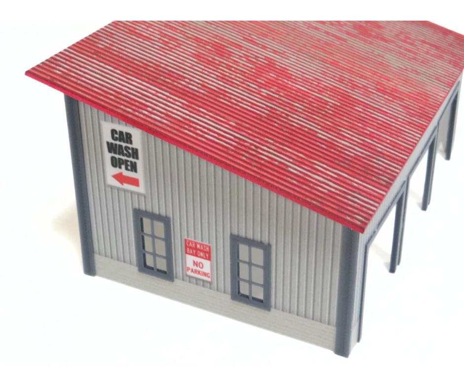 Диорама "Автомивка"за умалени модели – мащаб 1:60–1:64