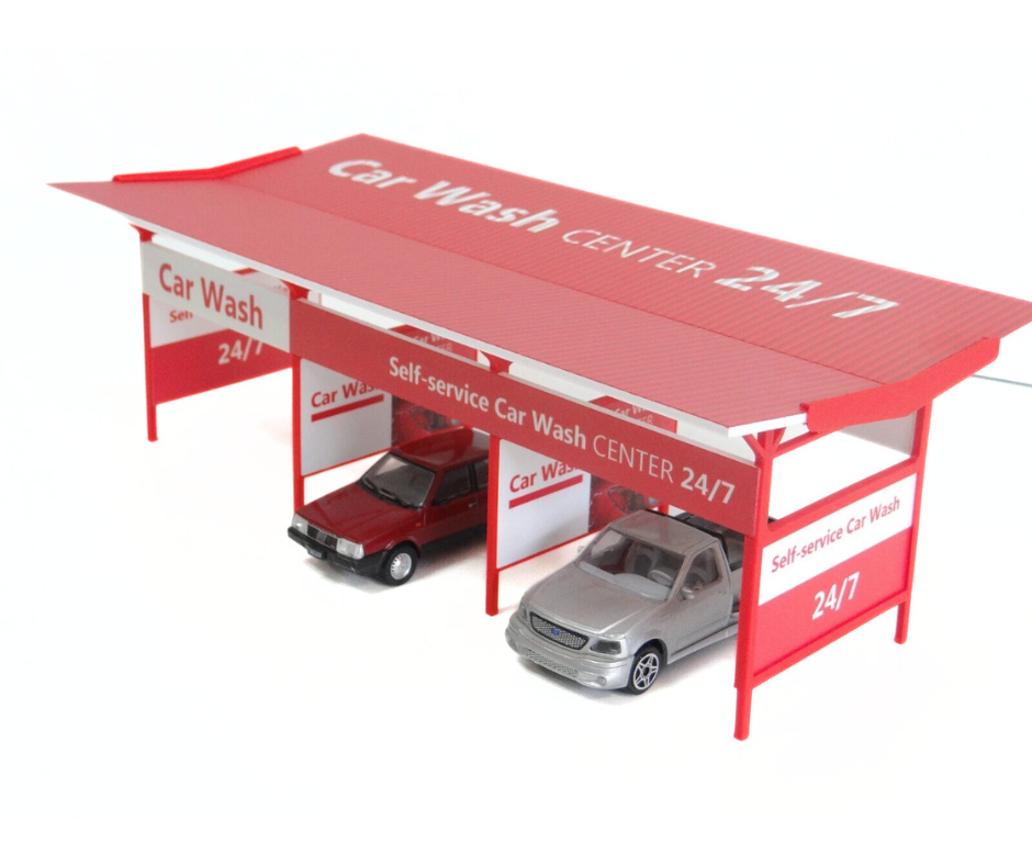 Диорама "Автомивка" – мащаб 1:43