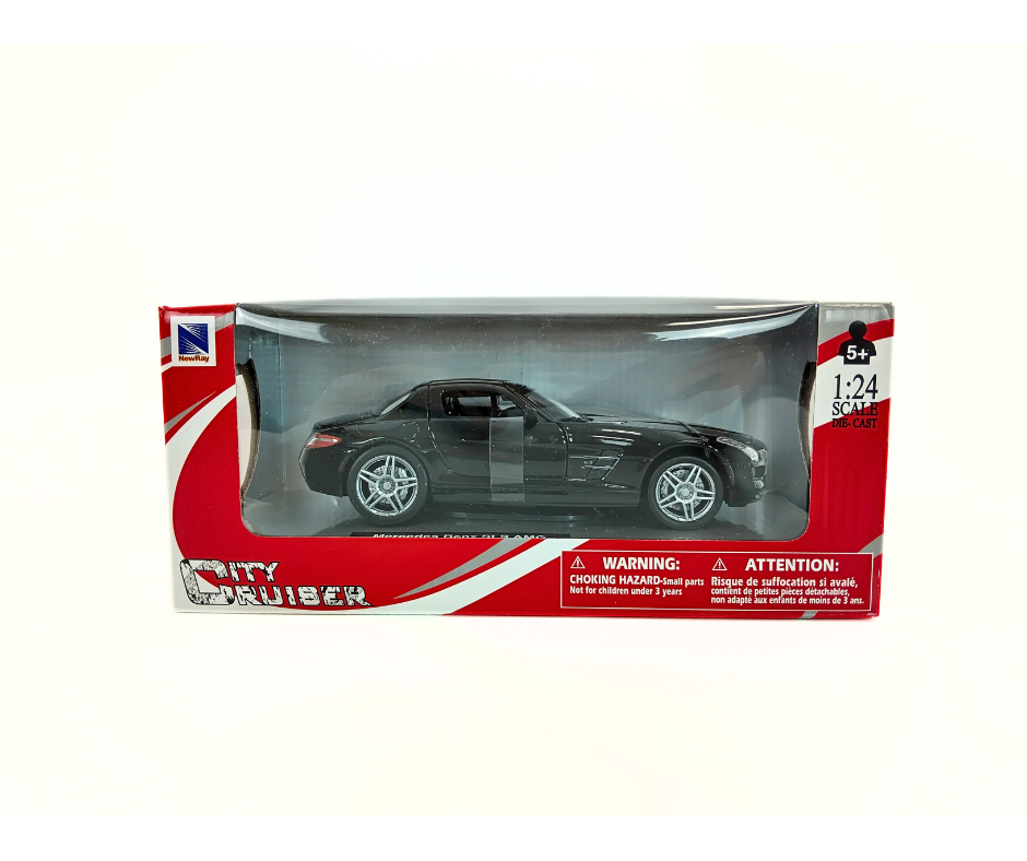 Метален модел Mercedes SLS AMG 1:24 NEWRAY – черен