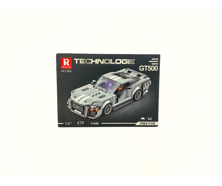REOBRIX конструктор Ford Shelby GT500 – мини модел от 476 части, сглобен автомобил