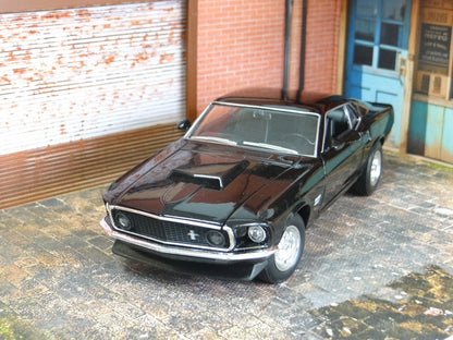 вуетажна улична гаражна сцена за моделни коли 1:24