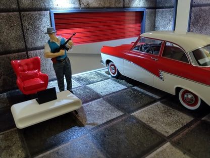 1:18 Диорама Комплект Автогараж Мащаб 1:18