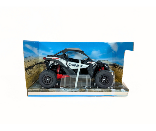 Модел CAN-AM Maverick X3 XRC Turbo – 19 см, Черен и Сив (Black & Silver)
