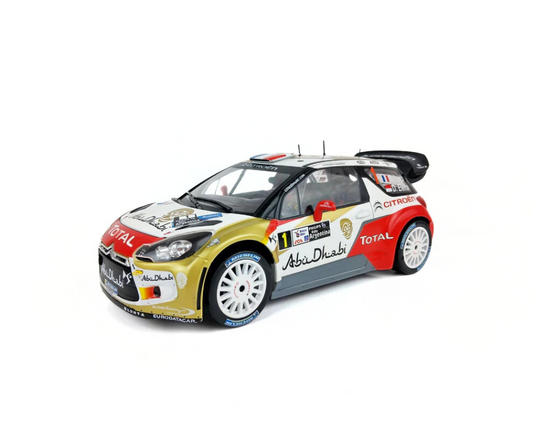 Citroën DS3 WRC – S. Loeb / D. Elena Спортен автомобил Мащаб 1:18