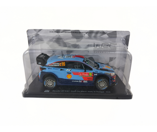 Hyundai i20 WRC 2018 – изглед отпред, модел 1:24
