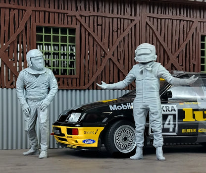 Фигури на състезателни пилоти 1:18 – аксесоари за диорама