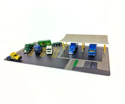 Голям паркинг за камиони HO мащаб 1:87