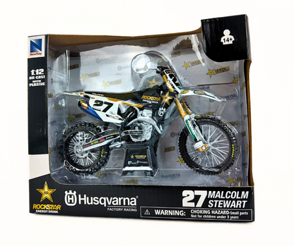 Мотоциклет NEWRAY Rockstar Energy Husqvarna FRT FC450 – 1:12 мащаб