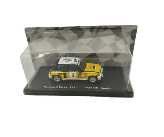 Мащабен модел Renault R5 Turbo 1:43 – класически състезателен автомобил от Group B