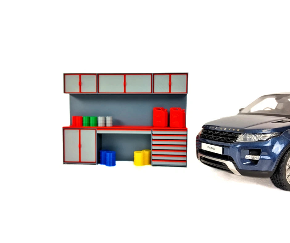 Аксесоари за гаражна сцена 1:18