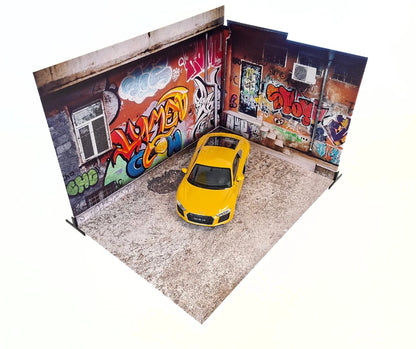 Графити Улична Диорама 1:18