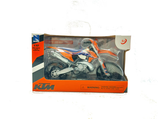 Мащабен модел мотоциклет NEWRAY KTM 300 EXC-TPI – 1:12, метал и пластмаса