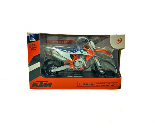 Мащабен модел мотоциклет NEWRAY KTM 450SX-F – 1:12, метал и пластмаса
