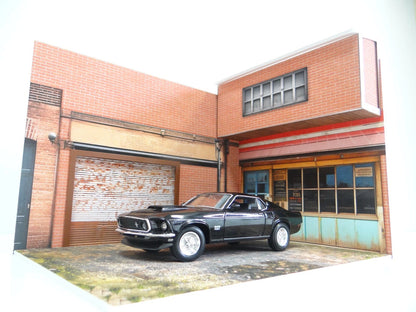 Диорама 1:24 с работеща гаражна врата