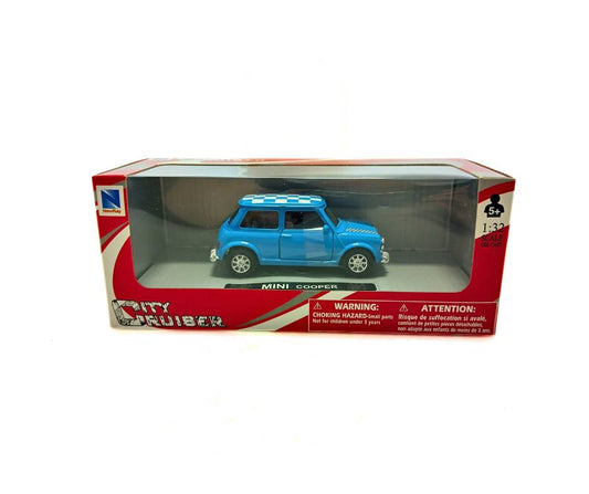Метален модел NEWRAY MINI COOPER 1959 в мащаб 1:32 – класически ретро автомобил