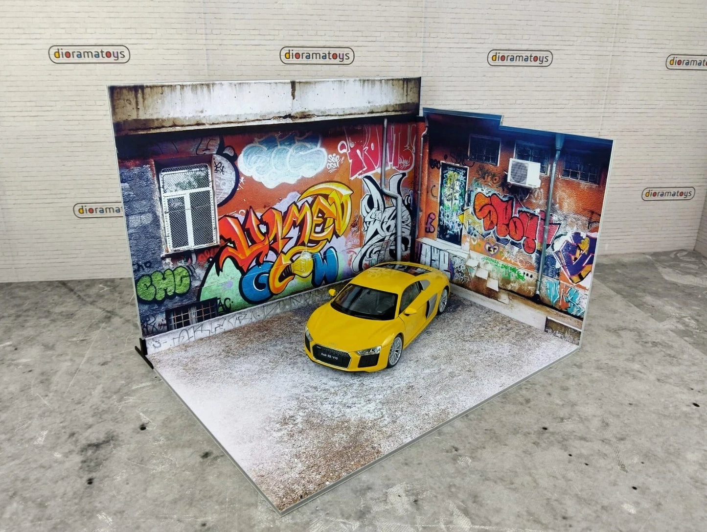 Графити Улична Диорама 1:18