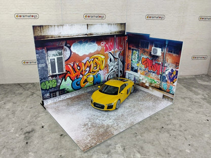 Графити Улична Диорама 1:18