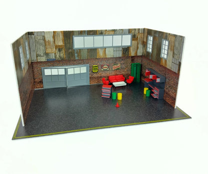Диорама Гараж 1:43