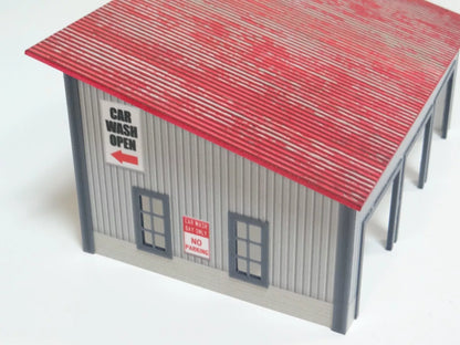 Диорама "Автомивка"за умалени модели – мащаб 1:60–1:64