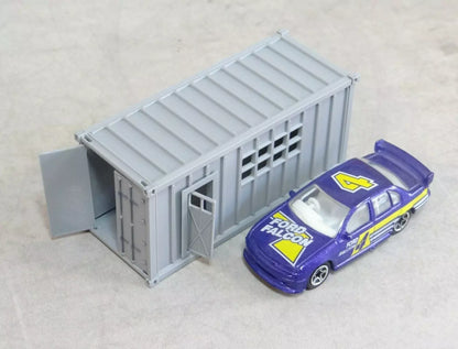 Миниатюрен мобилен офис – контейнер 20ft Mащаб 1:60–1:64 Диорама декор