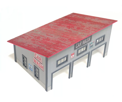 Диорама "Автомивка"за умалени модели – мащаб 1:60–1:64