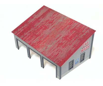Диорама "Автомивка"за умалени модели – мащаб 1:60–1:64