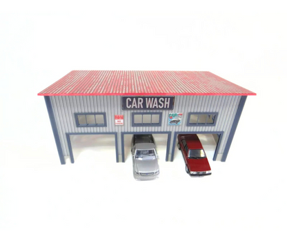 Автомивка Диорама модел в мащаб 1:43 Сглобяем комплект Auto Cleaning