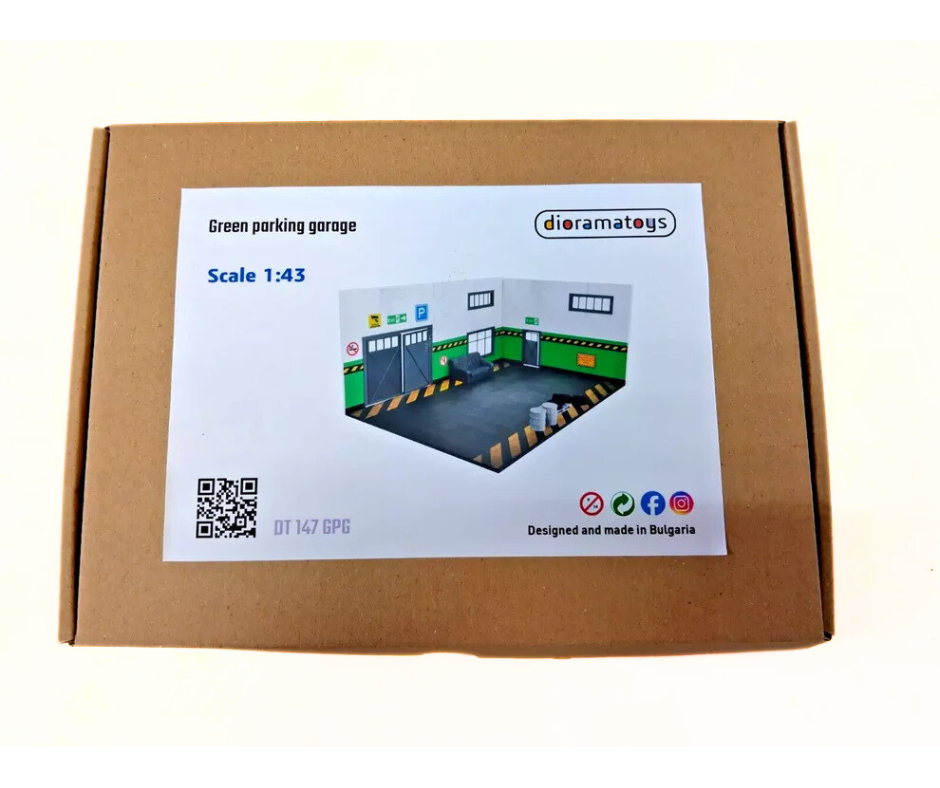 Сервизен гараж 1:43 Диорама Комплект - Модел за коли в мащаб 1:43
