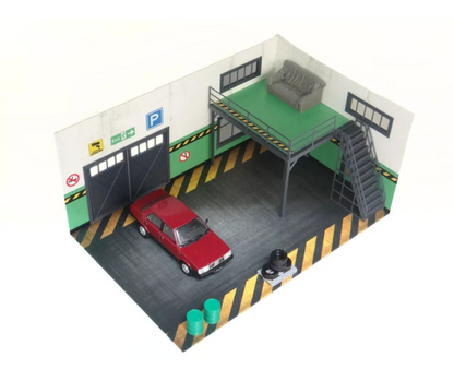 Сервизен гараж 1:43 Диорама Комплект - Модел за коли в мащаб 1:43