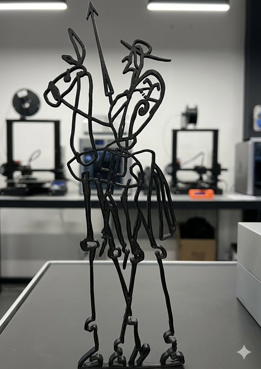 Дон Кихот – STL файл за 3D принтиране