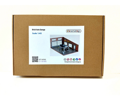 Гараж Parts & Service Диорама модел Мащаб 1:43 С подемник и аксесоари