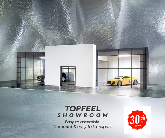 TOPfeel шоурум за моделни автомобили в мащаб 1:18 – LED диорама витрина