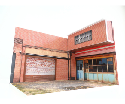 Диорама комплект Магазин с гараж Мащаб 1:24