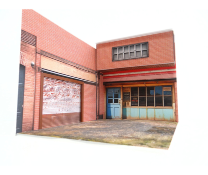 Диорама комплект Магазин с гараж Мащаб 1:24