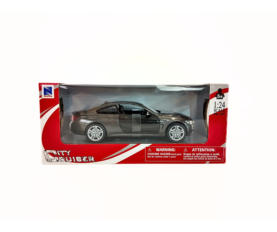 BMW F32 4 Series M Sportpaket NEWRAY – сив метален модел 1:24
