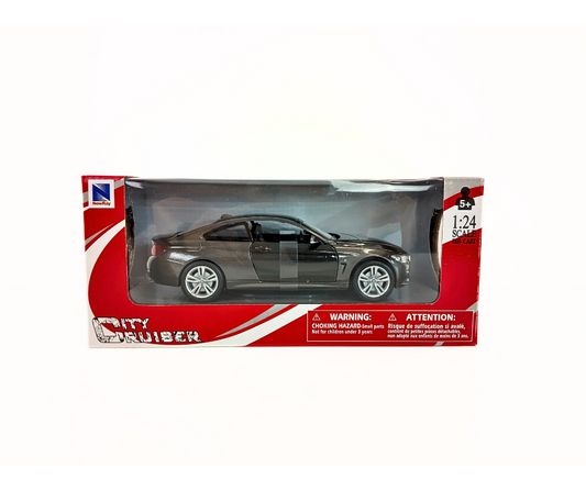 BMW F32 4 Series M Sportpaket NEWRAY – сив метален модел 1:24