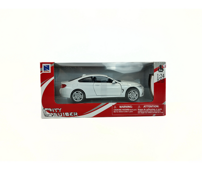 BMW F32 4 Series M Sportpaket NEWRAY – бял метален модел 1:24