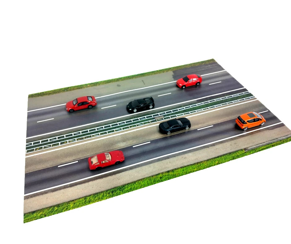 Градска пътна диорама база 1:60 / 1:64 – подложка за моделни автомобили