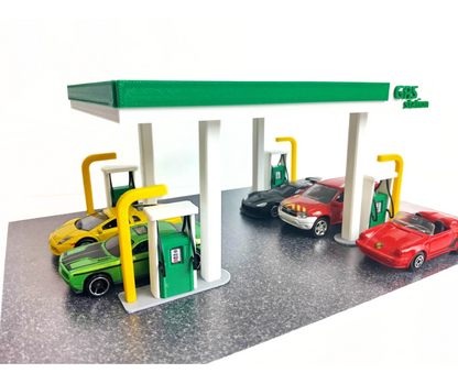 Диорама - Бензиностанция - Gas Station - Мащаб 1:60