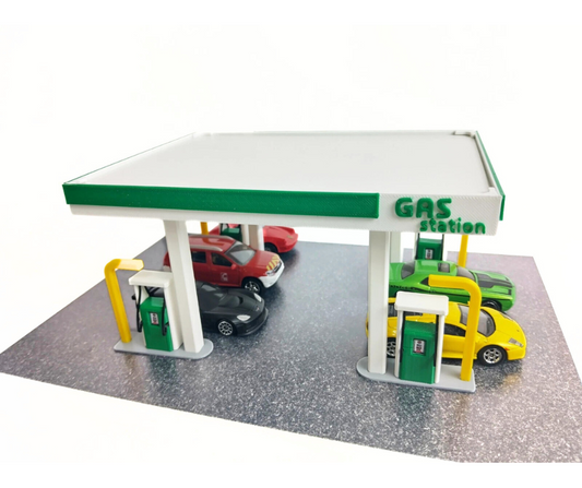 Диорама - Бензиностанция - Gas Station - Мащаб 1:60